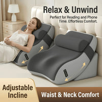 Premium Memory Foam Reading & Lounge Pillow